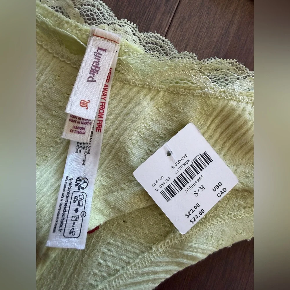 NWT LyreBird Seamless Pointelle tank and underwear. - S/M - Picture 6 of 8